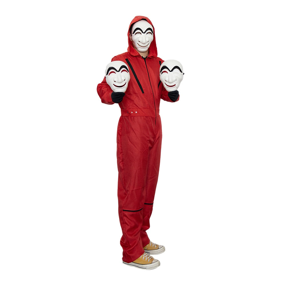 Money Heist Korea Jumpsuit  Money Heist 2022 Bank Robber Costume