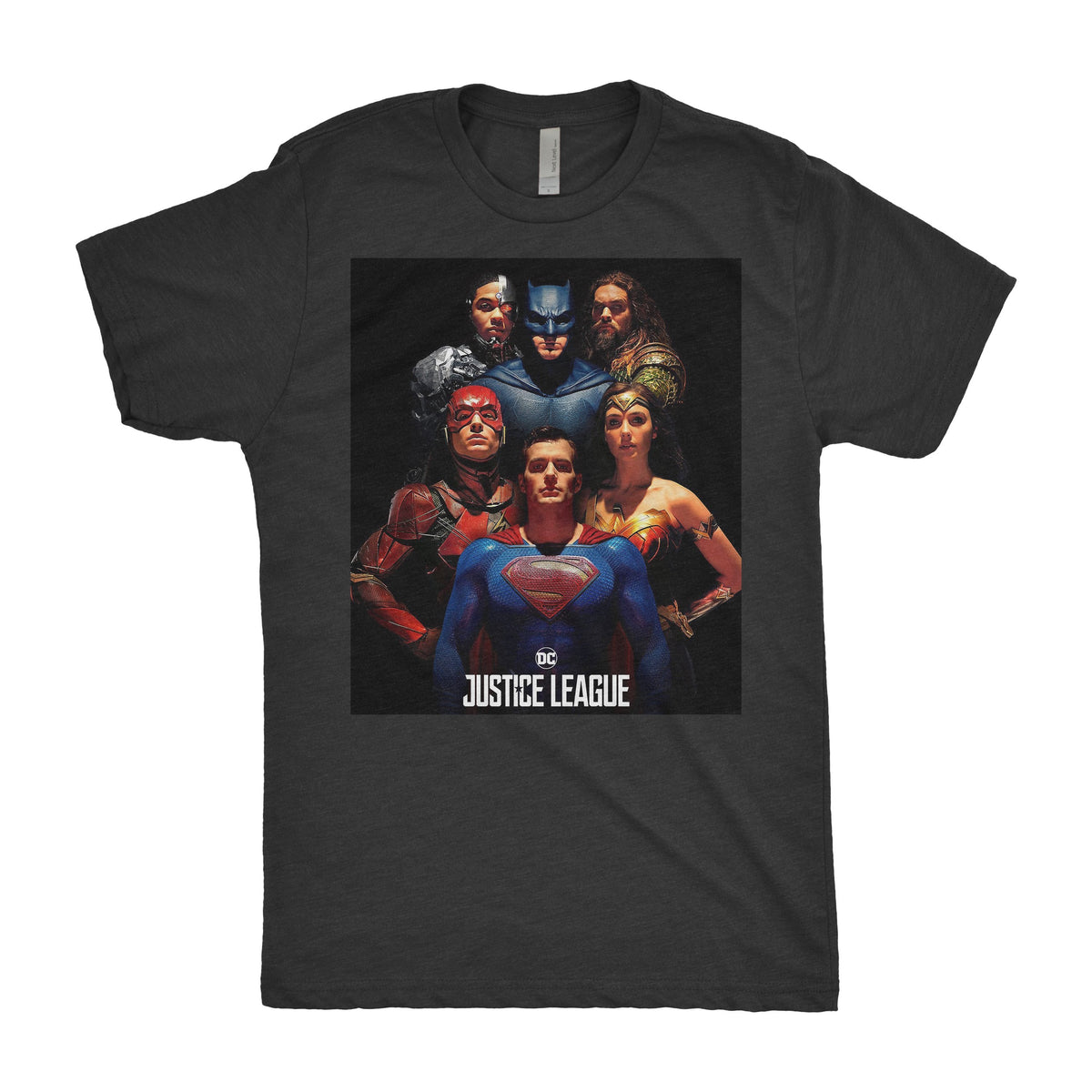 The Justice League Mens Next Level Triblend T-Shirt Group Edition