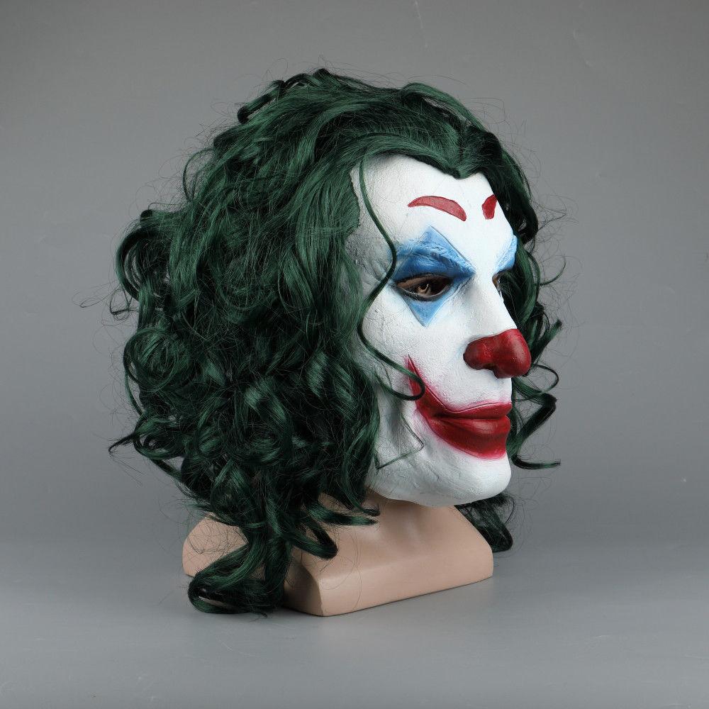 2019 The Joker Movie Mask Joaquin Phoenix Cosplay Comic Con Halloween