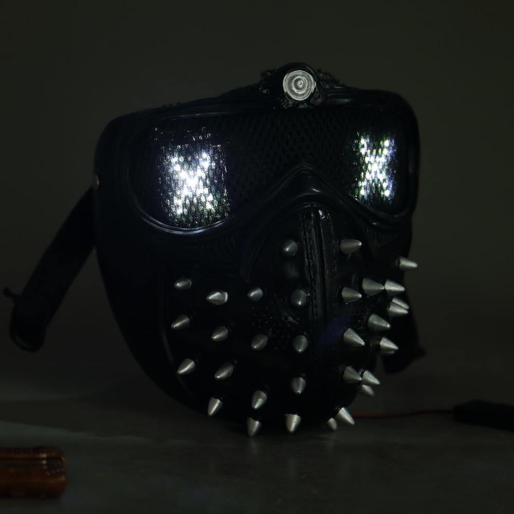 NEW Version 25 Changeable Emoji LED Light Eyes Faces Watch Dogs 2 Mask