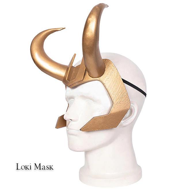 Loki & Sylvie Lady Loki Helmet Horns Mask | Cosplay Costume Accessorie